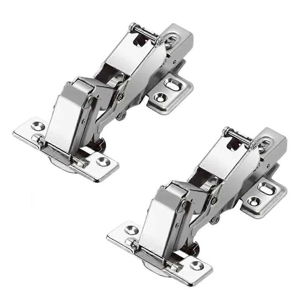 165° Soft Close Cabinet Hinges, 3Way Adjustable Concealed Hardware for Lazy Susan Doors, 2 Pack