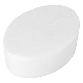 Mannequin de faux gâteau de forme ovale pour la pratique de l’outil de décoration de gâteau Modèle de gâteau de boulangerie Accessoire de gâteau de bricolage pour la décoration de fête d’affichage de mariage