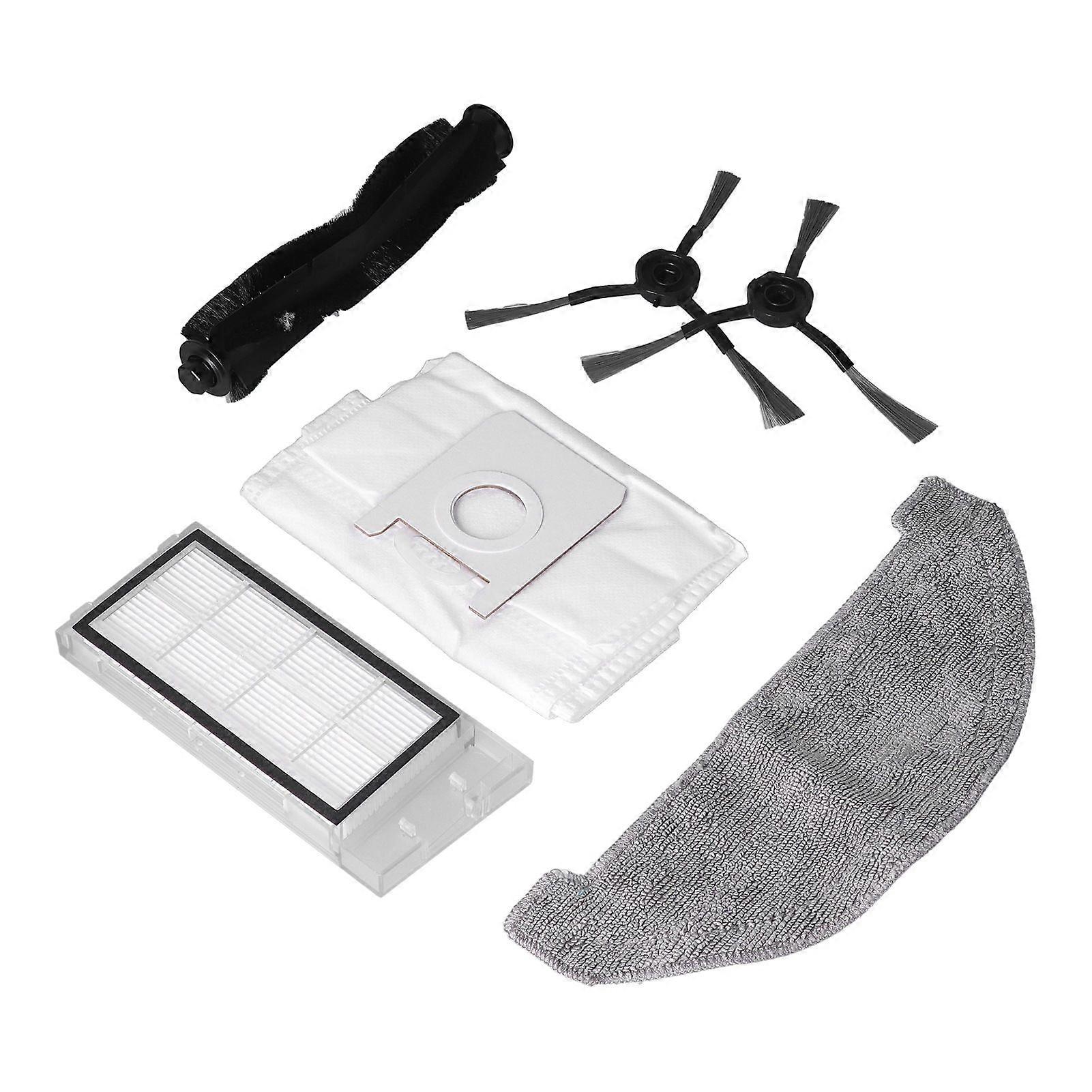 Robot Sweeper Accessory Kit, Main Brush, Dust Bag, Replacement Filter, Suitable for ROIDMI EVE Plus Series