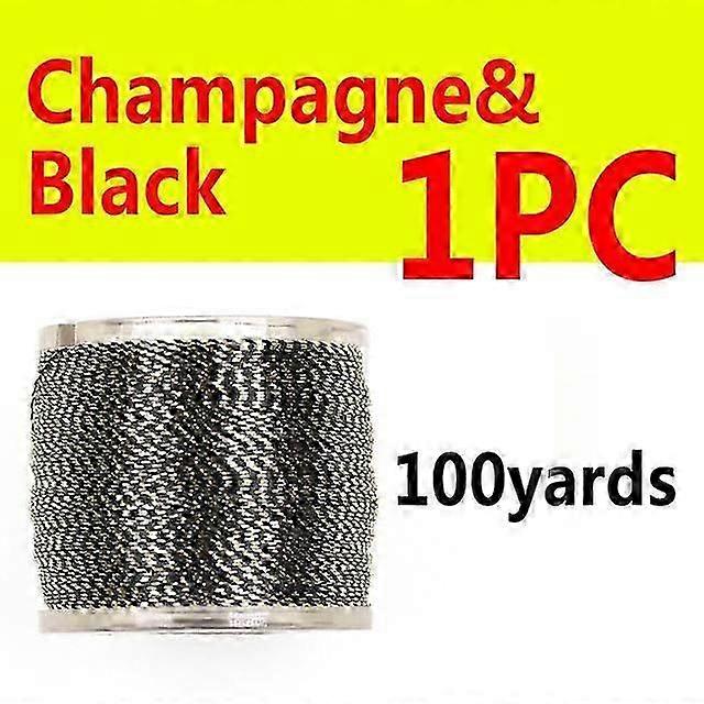 100yards Metallic Thread for Rod Wrapping Reparing Nymph Streamer Rib Fly Tying Jig Hook Making