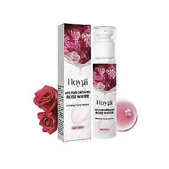 Hoygi Rose Spray Toner reduziert feine Linien, hellt und verjüngt die Haut, erfrischt und befeuchtet und verengt die Poren