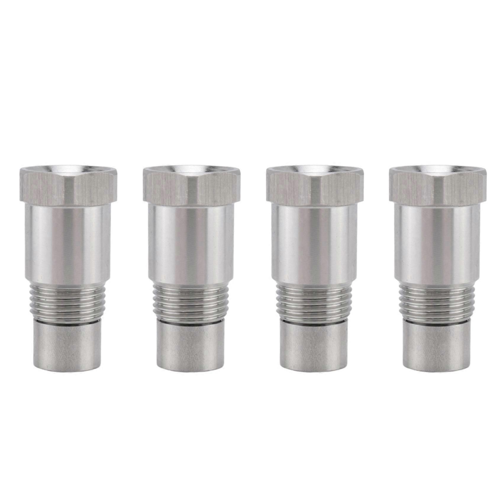 4Pcs Oxygen O2 Sensor Spacer Adapter Bung Catalytic Converter Fix Check Engine Light