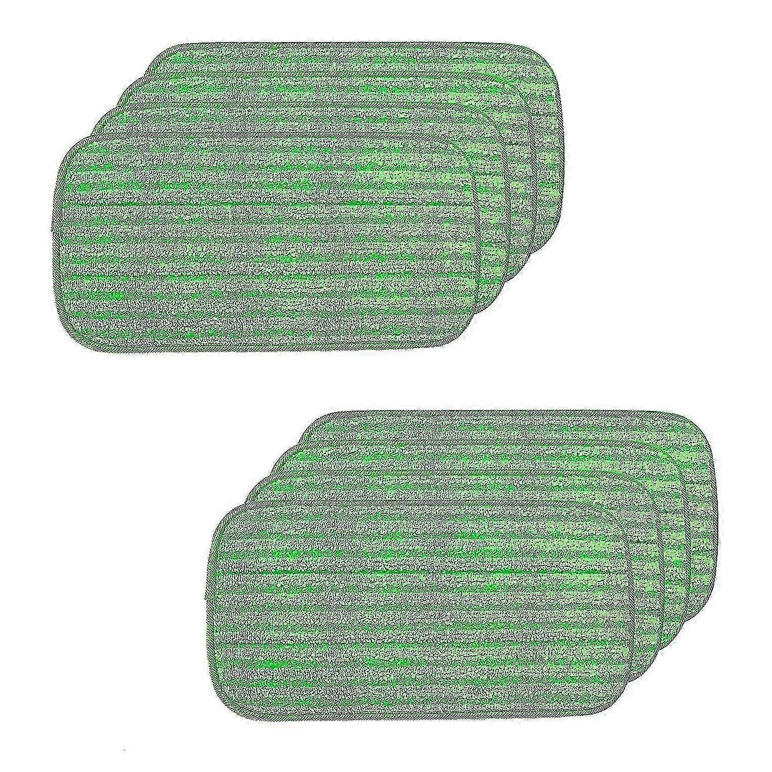 Reusable microfiber mop mat, compatible with Swiffer Wet Jet mop, washable.