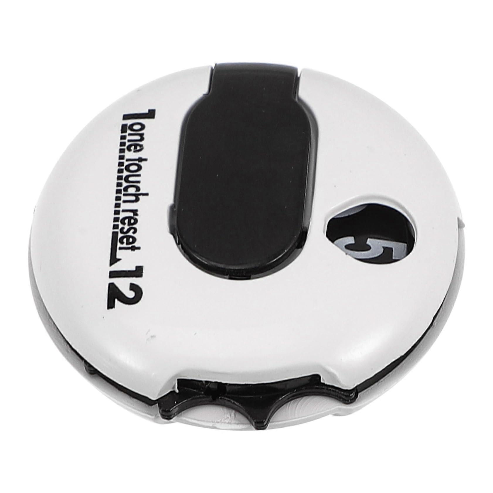 Golf Stroke Counter with Precise Score Tracking, Lightweight Hat Clip Design, Durable Plastic Build