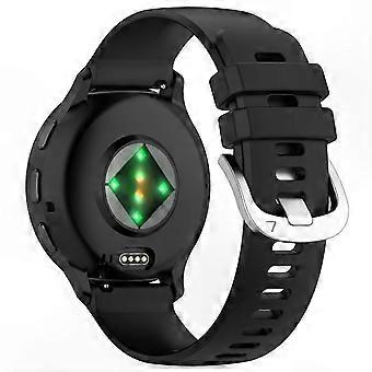 Correa de silicona para reloj de 18 mm con hebilla de acero para relojes de 41 mm