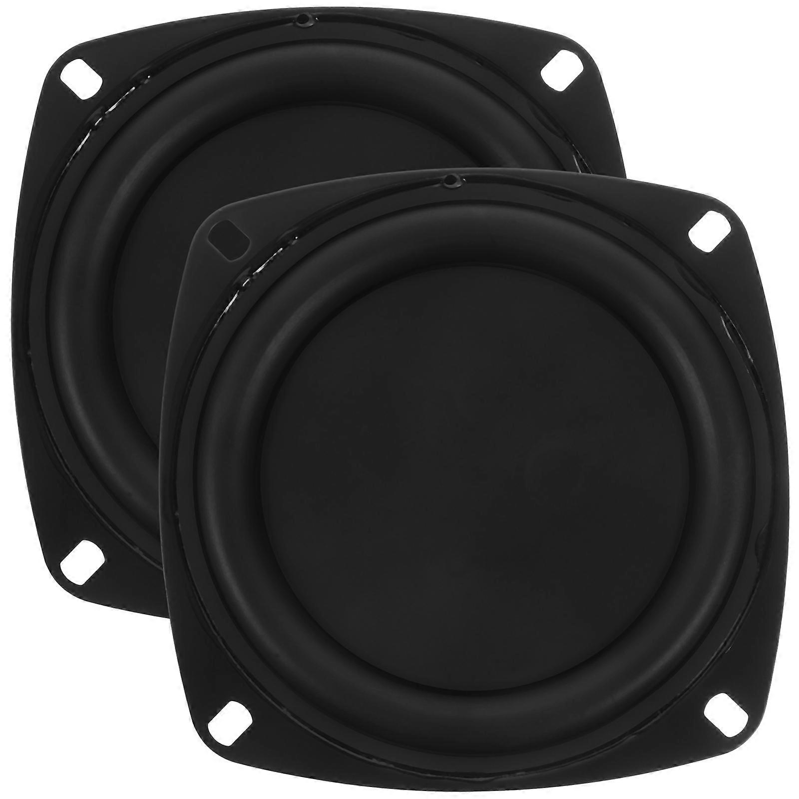 Loudspeaker Vibrating Membrane Replacement for Speaker 2Pcs Black