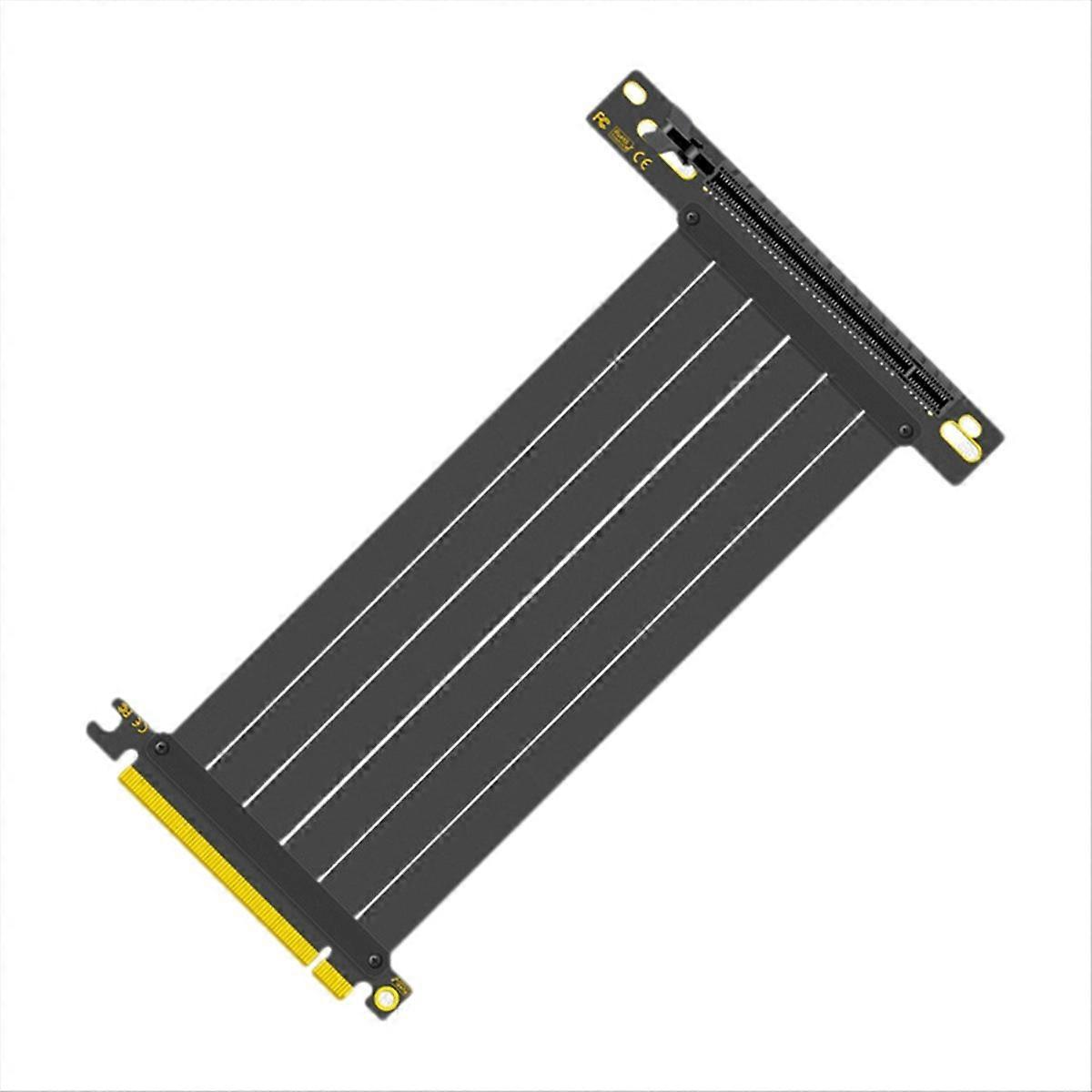 PCIe 4.0 X16 Riser Cable - High Speed Flexible GPU Extension Cord,D