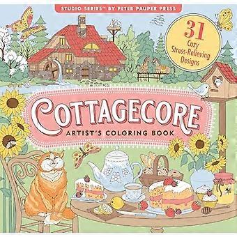 Cottagecore malebog for voksne