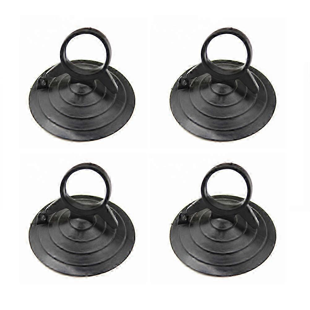 Driving Sunshade Suction Cup Holder 4.5cm Black for Windshield 4pcs