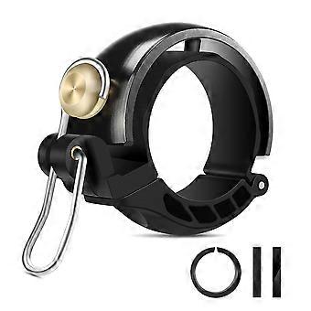 Bicycle Bell Retro Copper Bell Metal Clamp High Noise Safety Warning Alarm Handlebar Install Fits 21-26mm Dia Black