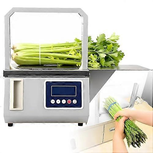 Automatic Strapping Machine for Vegetables, Speed Hot Melt Bundling with Dual Modes