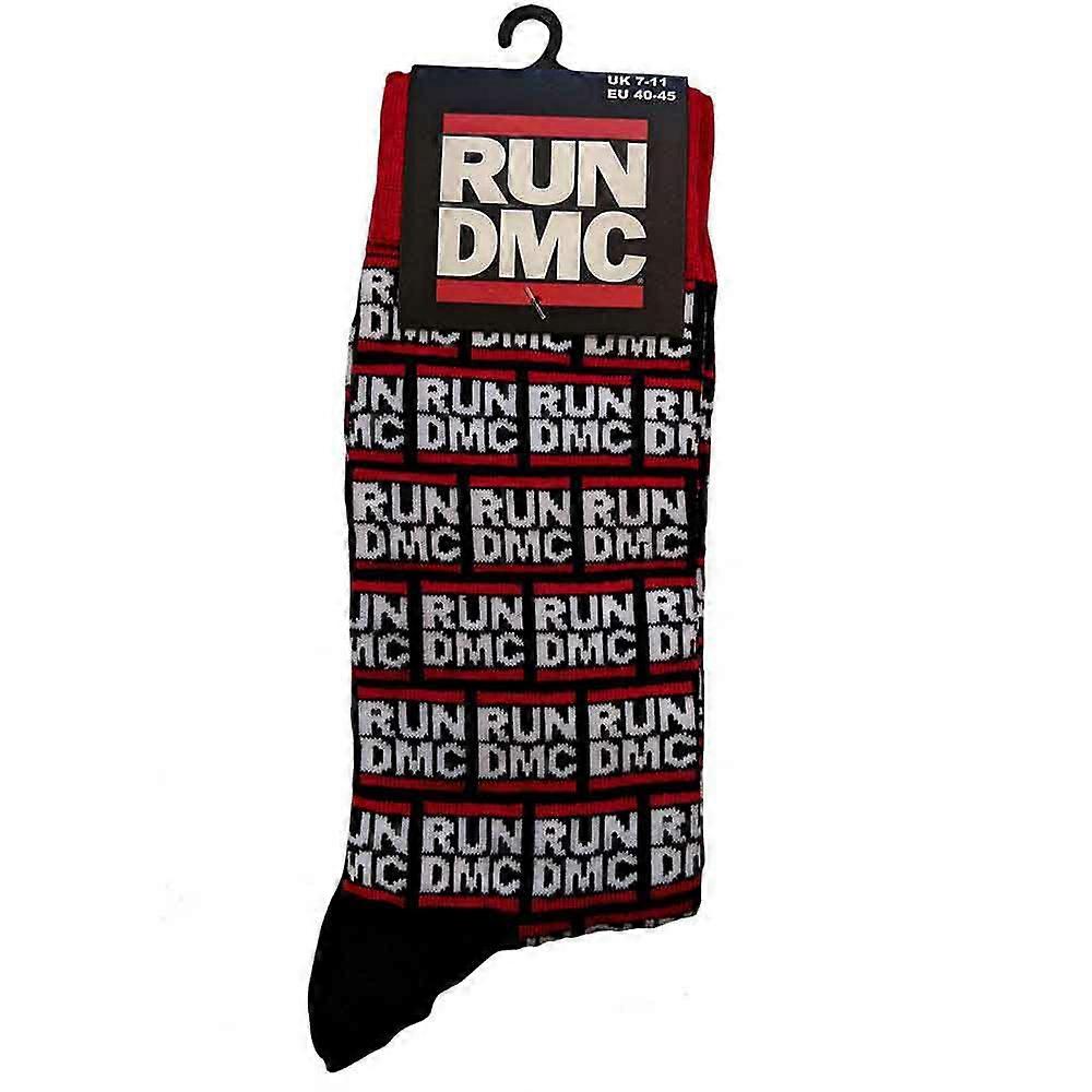 Run DMC All Over Logo Socks