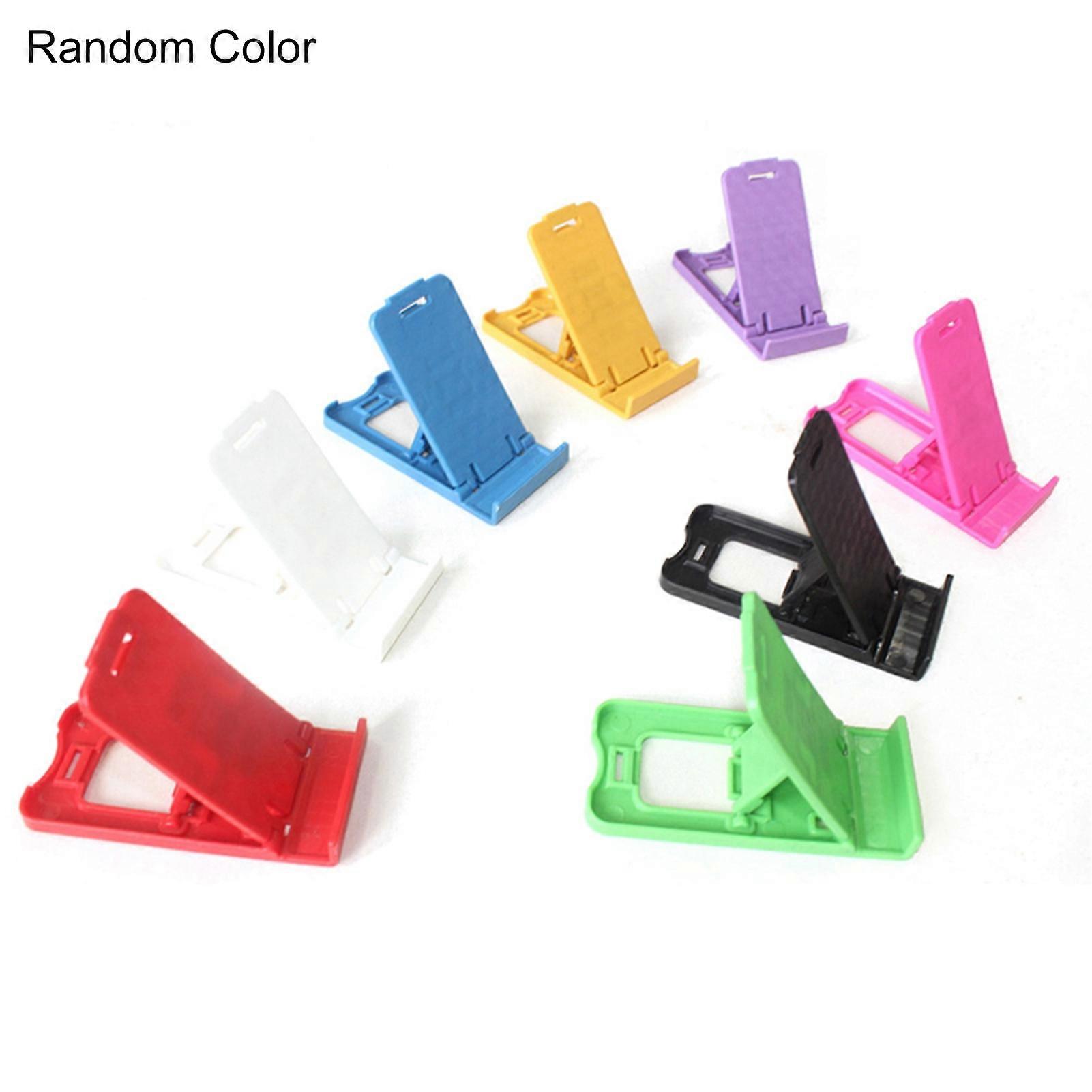 Portable Foldable Desktop Plastic Phone Holder Bracket Stand for Live Video