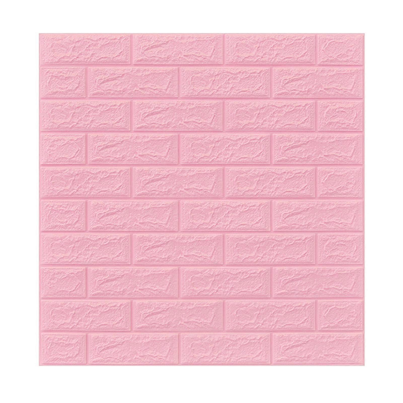 Self-adhesive Wall Panel Stone Effect Brick Pattern 3d Foam Waterproof Wallpaper