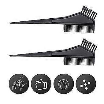 Conjunto de 50 pentes multifuncionais pretos para salão de beleza, ideais para tingir cabelos em casa ou no salão.