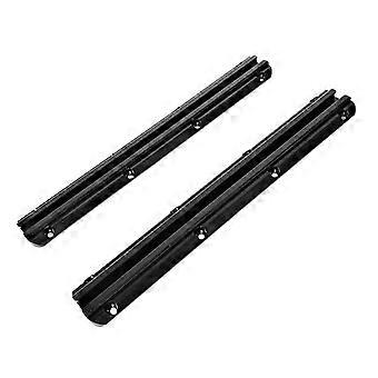 2pcs Lateral Rails Kayak Aluminum Rubber Accessory Bracket GPS Fishing Rod