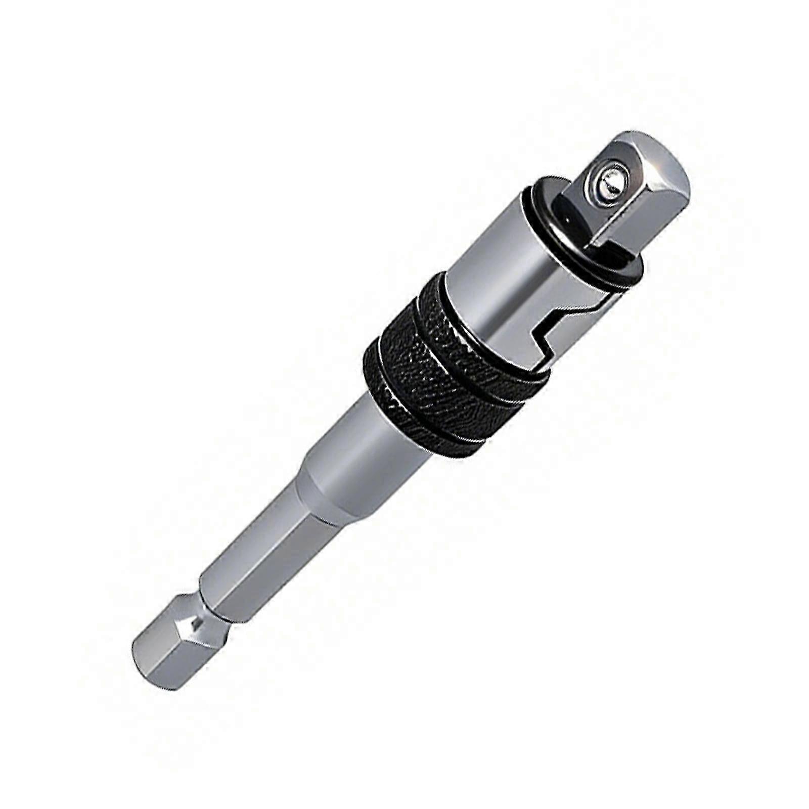 Auto Locking Socket Extension Bar Ensuring Bit Security Preventing Slippage During Various Repair Tasks Applications