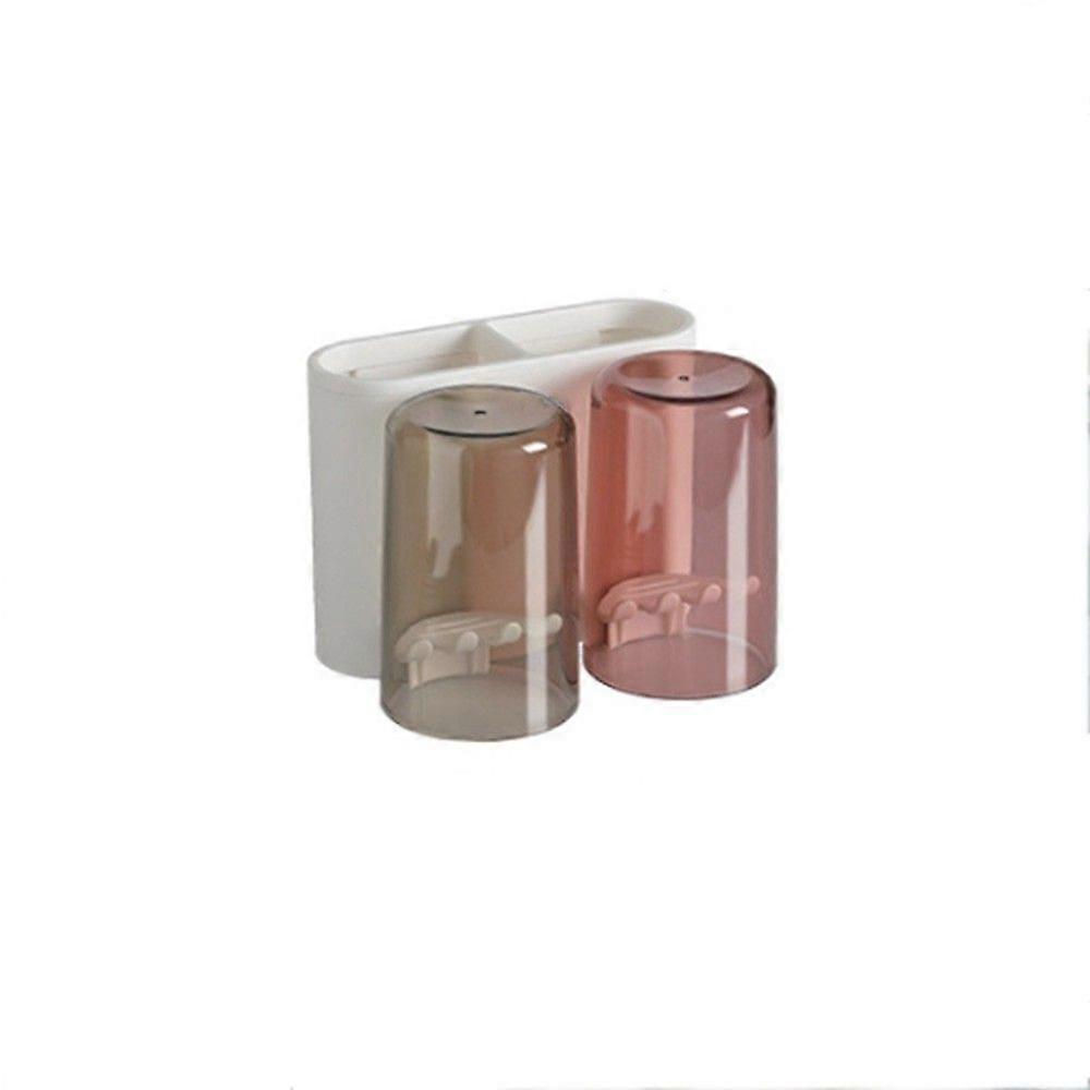 Wall-mounted toothbrush holder, plastic toothbrush holder [MI]