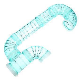 Tube vert pour hamster, pour animaux de compagnie, 1 ensemble de connecteurs de labyrinthe en plastique pour cage