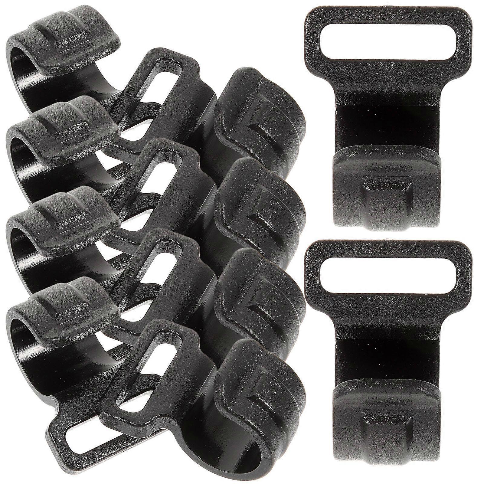 10pcs Camping Tent Hooks Canopy Windproof Hooks Plastic Connection Hooks Pole Hooks