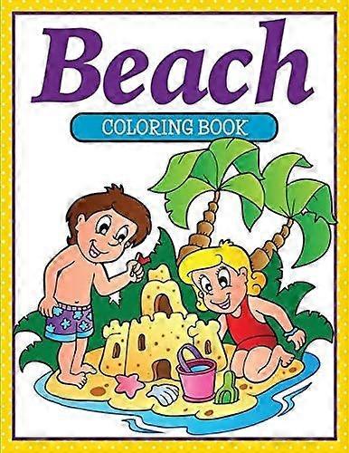 Beach coloring book