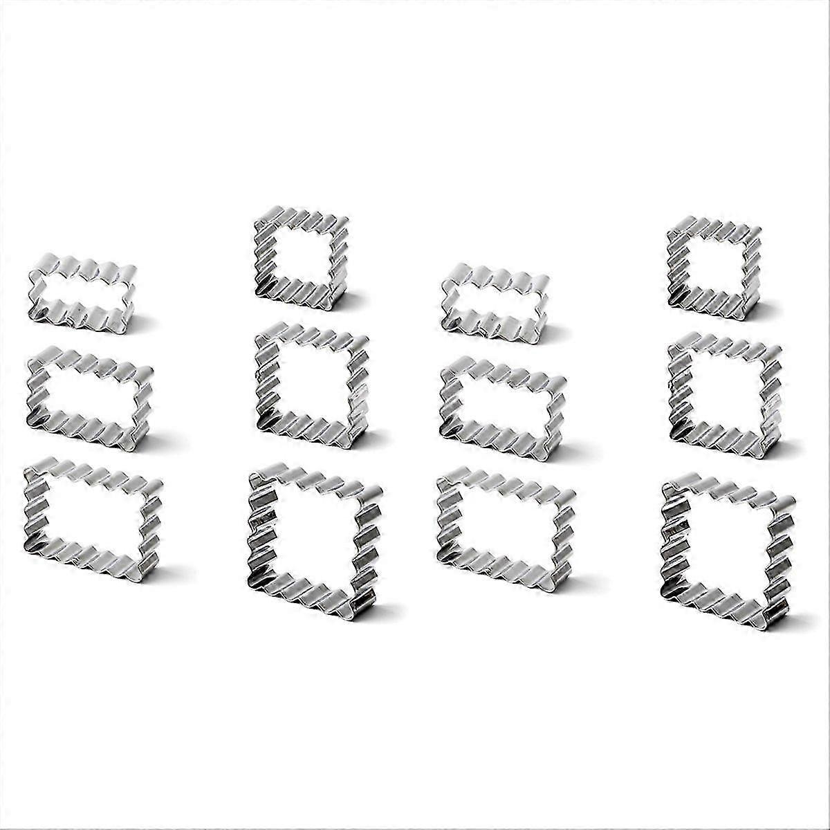 Blessing Frame Cookie Mold Wave Rectangular Cookie Cutter Mold