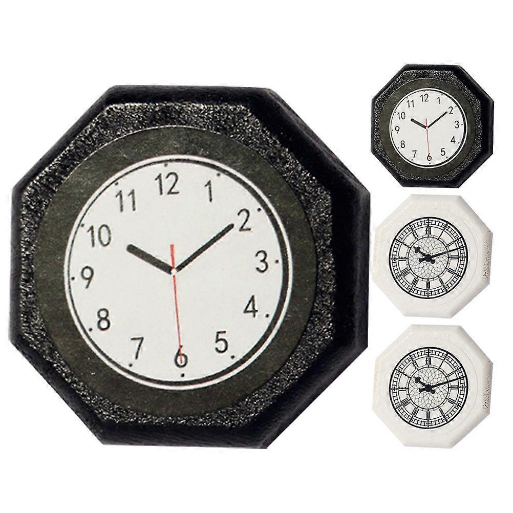 Miniature Wall Clock for Decor Doll House 20Pcs Assorted