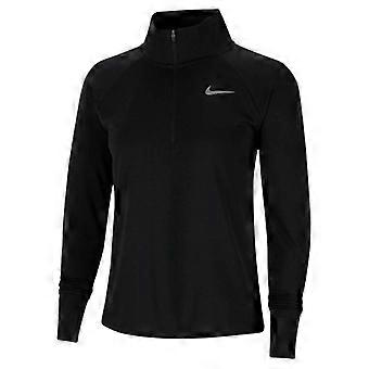 Nike Damen-Laufshirt mit Swoosh-Logo und langen Ärmeln