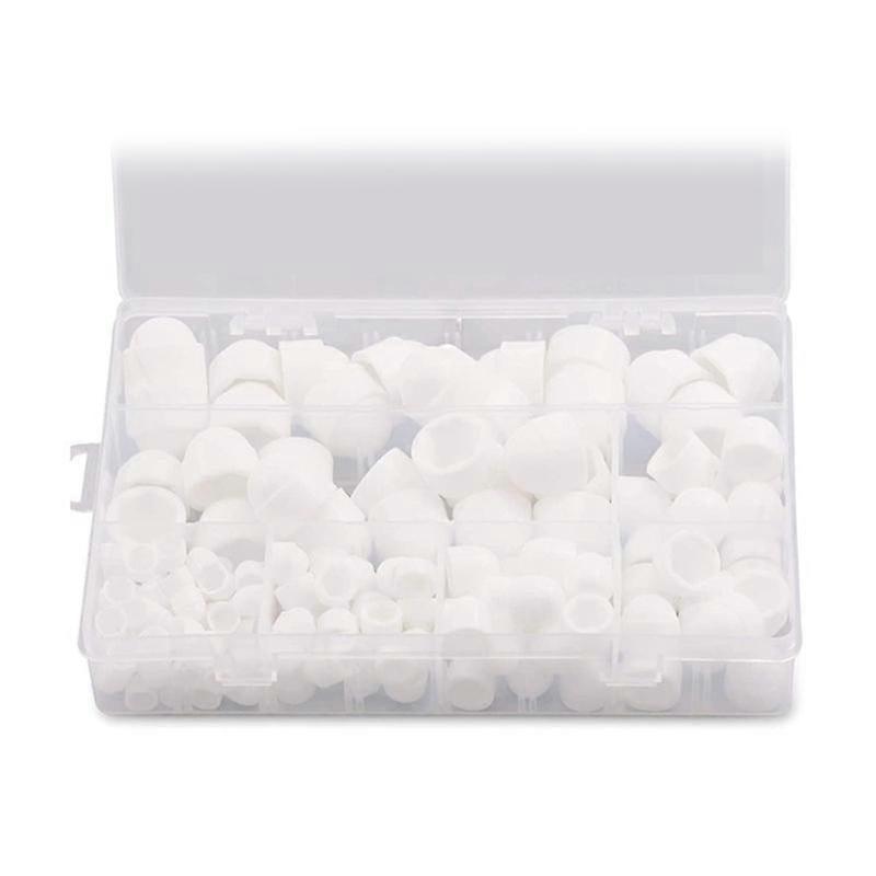 Threaded Inserts Set 3mm-12mm Self-Locking Nut with Caps set Essential Nut Set Fastener Solution Self-Locking Nuts set