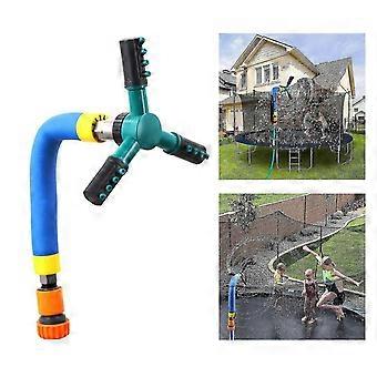 Trampoline Water Sprinkler Summer Water Park Water Sprayer Rotary Garden S2024123015658