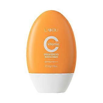 50 ml Vitamin-C-Sonnencreme LSF 50 PA mit wasserfester und nicht fettender Formel für Gesicht und empfindliche Haut