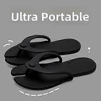 Tragbare, faltbare EVA-Sandalen für Damen und Herren – rutschfeste Strandsandalen, Reise-Flip-Flops für Business, Baden und Schwimmen