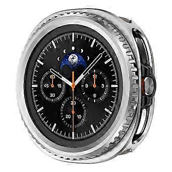 Horlogehoes met draaibaar metalen frame (PC) voor Samsung Galaxy Watch 8 Classic 46mm - Zilver