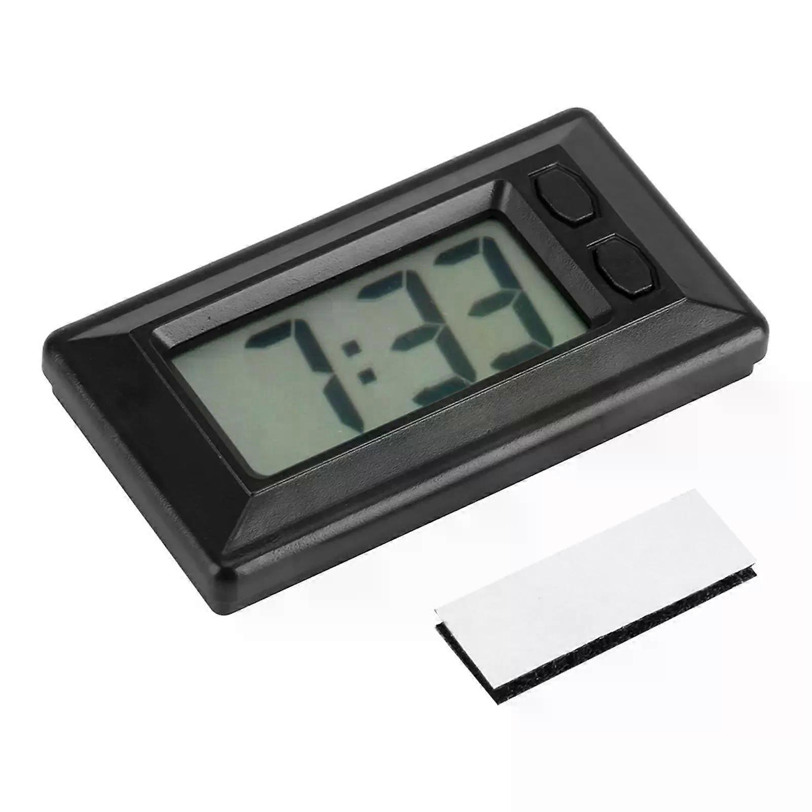 LCD Digital Clock Table Car Dashboard Desk Electronic Clock Date Time Calendar Display
