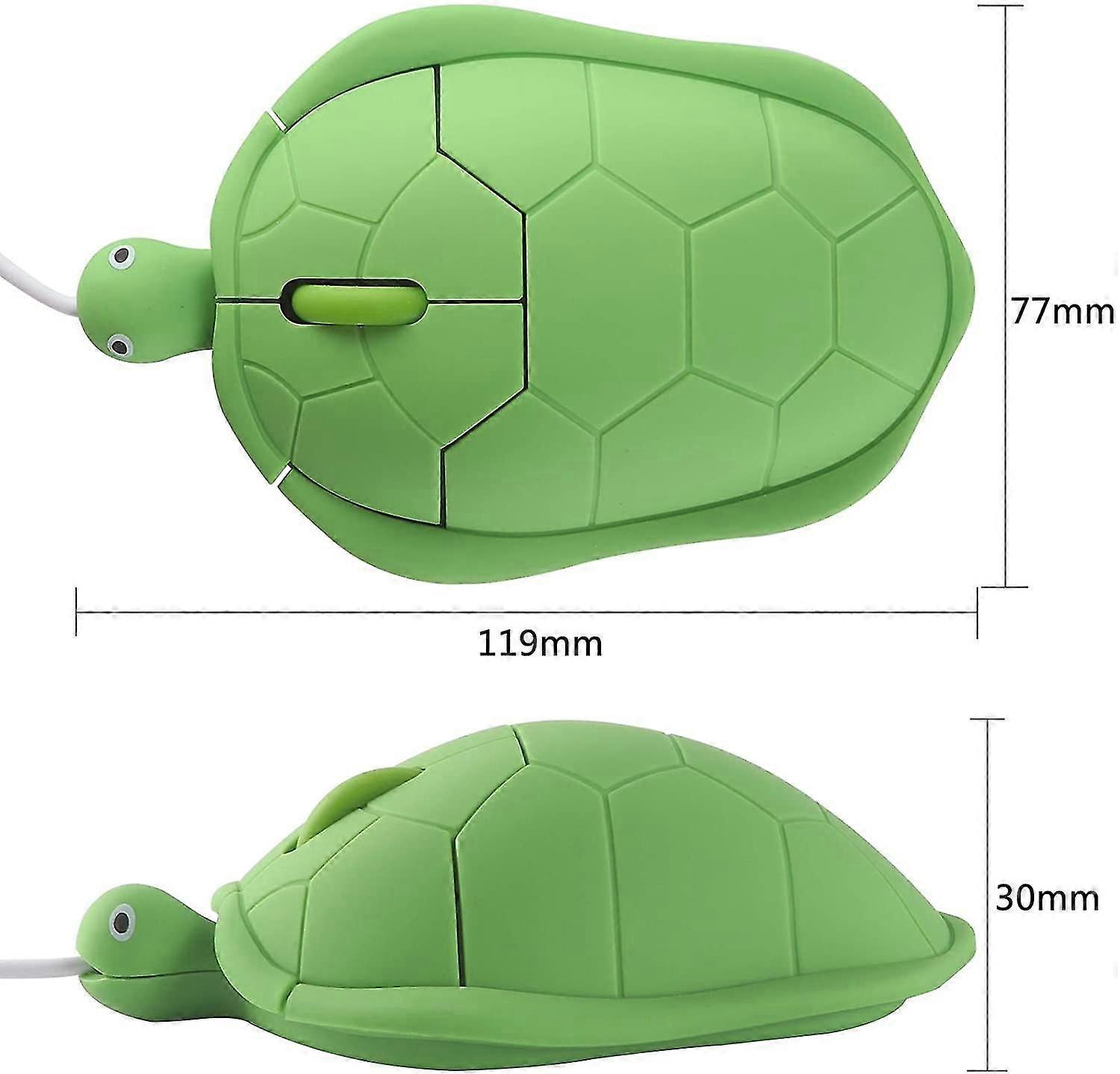 Cute Animal Tortoise Shape Usb Wired Mouse Optical Mouse Suitable For Notebook Computer
