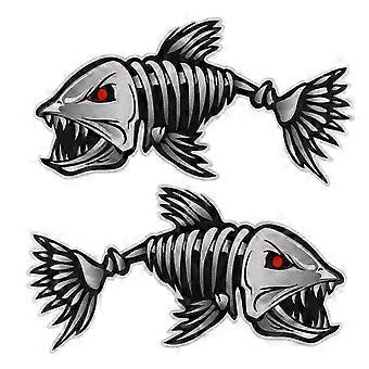 2Pcs/Set Kayak Stickers Waterproof Stickers Decal Canoe Dinghy Marine Boat Car Automobiles Body DIY Stickers 25*13cm