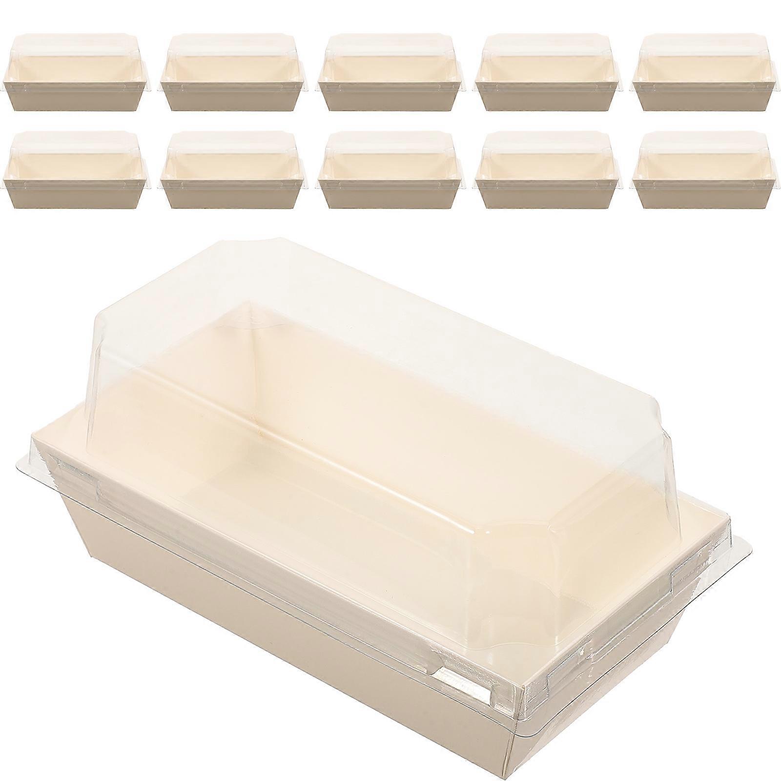Cookie Package Boxes for Baking Use with Clear Lid 20Pcs