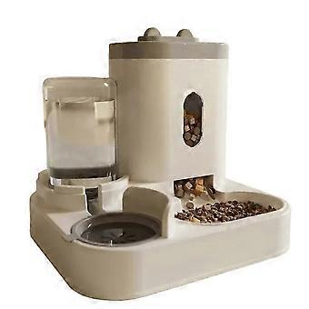 Automatischer Futterautomat, Hunde- und Katzennapf mit Wasserspender, großer Futterbehälter und -spender