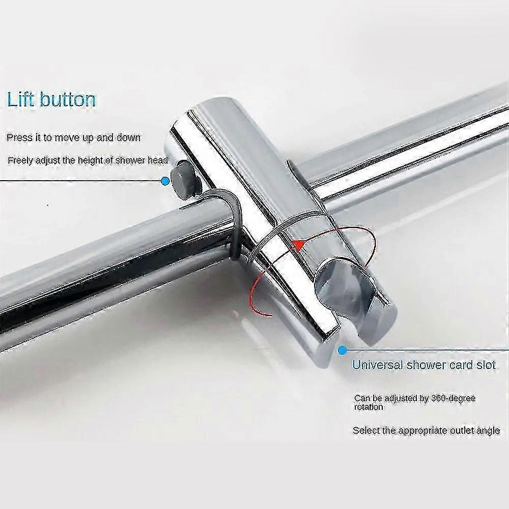 Shower Bracket, Shower Holders Replacement Shower Riser Rail (size:19mm)