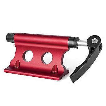 Bicycle Bike Front compatible withk Quick Release Retaining Clip Dismountable Attaching Clamp Portable Cycling Part Red