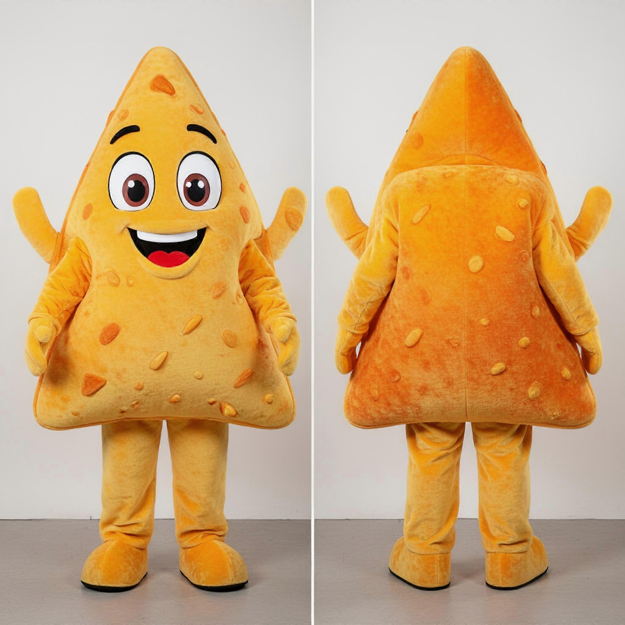 MASTICOT Golden Triangular Nachos Mascot
