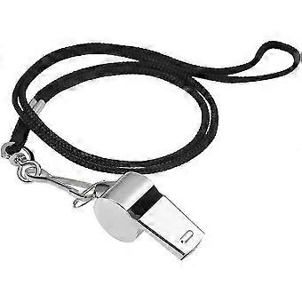 Premium whistle whistle stainless steel referee whistle for children, teachers and referees - practical signal whistle including collar 26-27