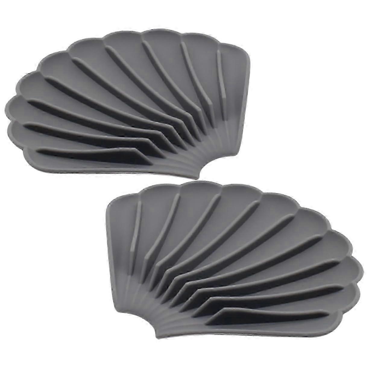 Silicone Drainable Soap Tray Set