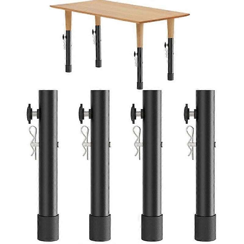Folding Table Leg Riser, Quick Installation for Counter Height (7.8 Inches)