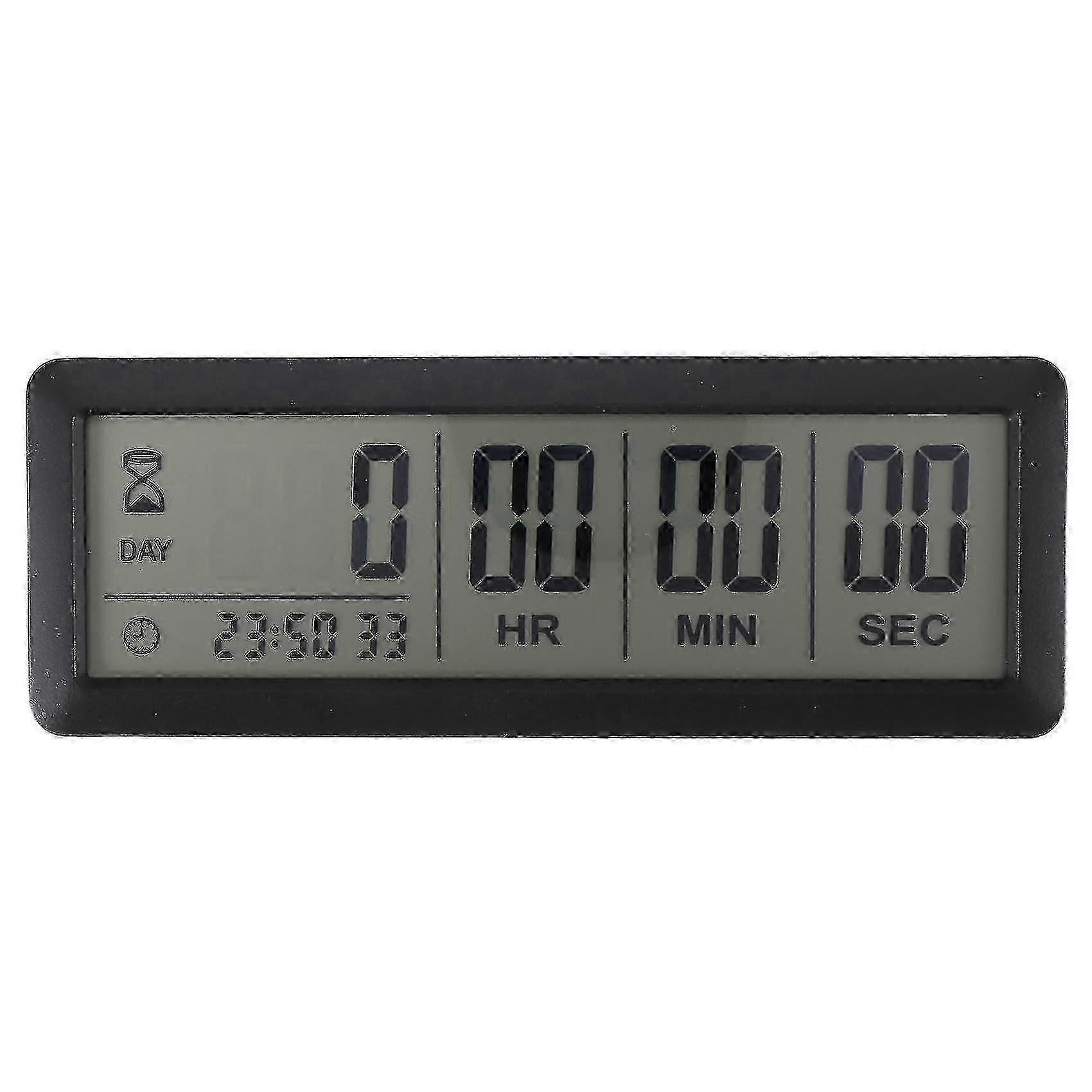 Big Digital Countdown Days Timer Clock - 999 Days Count Down Clock Timer For Graduation Lab Kitchen (black)-Good