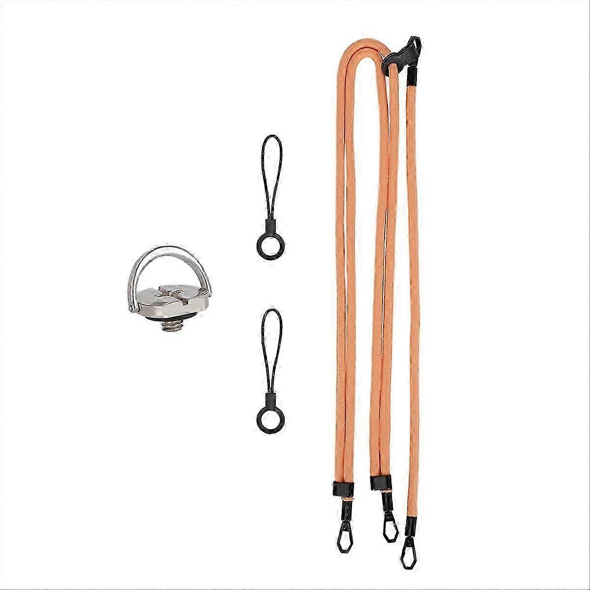 Polyester Orange Lanyard Strap Kit