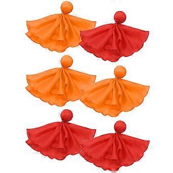 Sports Penalty Flags Football Tossing Flags for Soccer Referee 6Pcs Set