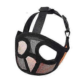 Flat-Face Adjustable Mesh Dog Muzzle