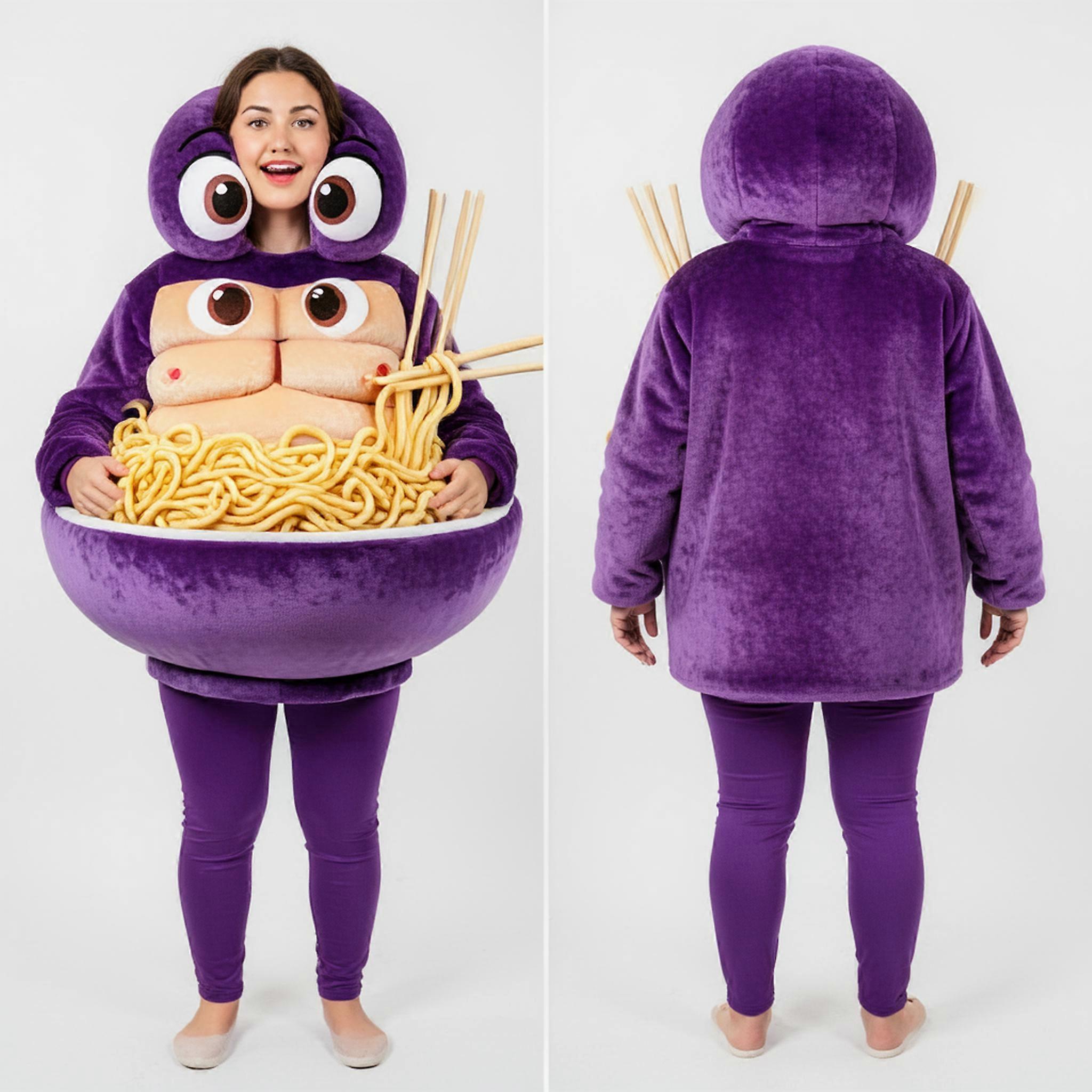 MASTICOT Purple Velvety Ramen Mascot