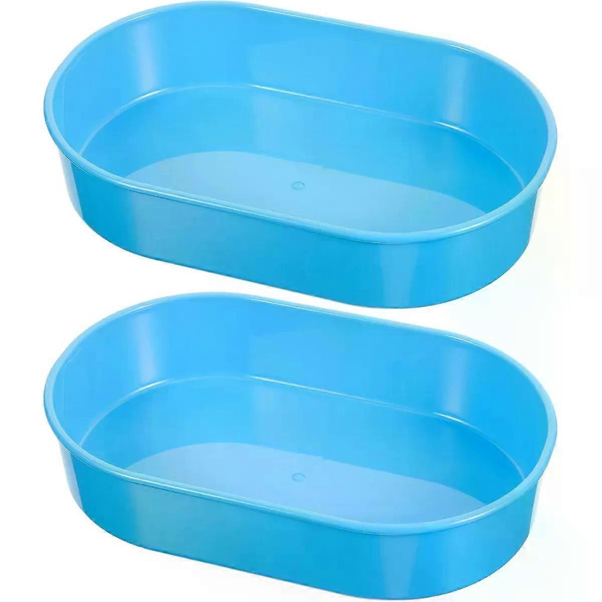 2pcs Tablet Dispenser Plastic Medication Sorting Tray for Pills